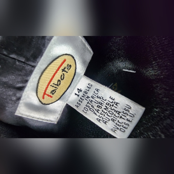 ❤️ WOMEN'S TALBOTS ZIP UP BLAZER / JACKET SIZE 14 - CHARCOAL GRAY - 100% WOOL ❤️ - Picture 10 of 12